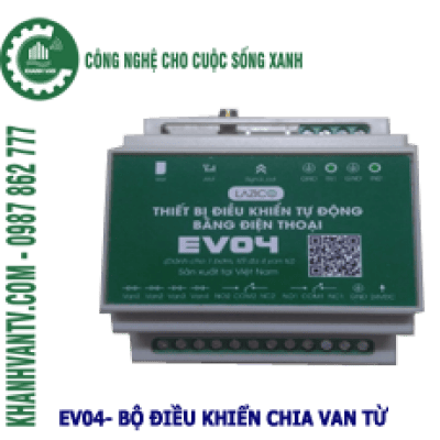 Thiết bị EV04 điều khiển tự động bằng điện thoại 1 bơm 4 van từ