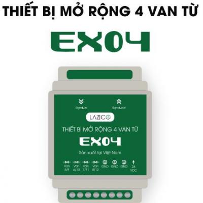 Bộ Mở Rộng EX04V Điều Khiển 4 Van Điện Từ